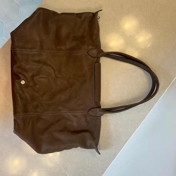 Longchamp Le Pliage Leather Tote - Picture 2 of 5